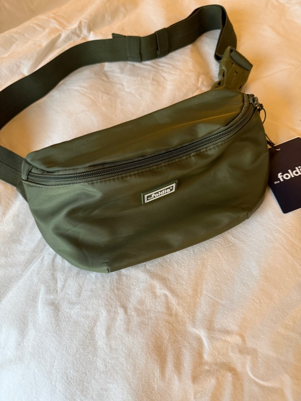 The Foldie Green Crossbody Bag NWT